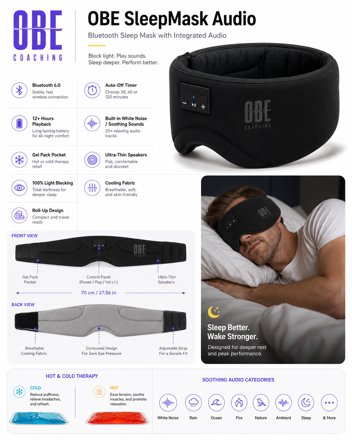 OBE Sleep Mask Audio
